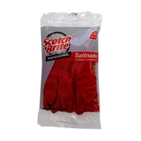 3M Guantes Scotch-Brite Satinado Rojo G 8-8 1/2 Professional / 1 pieza 18051