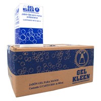 Gel Kleen Jabón Almendras 500 ml / Caja con 12 piezas 01001